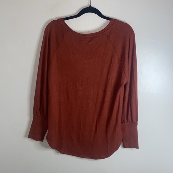 🐆NWT Adorable oversized rust colored cashmere like sweater! - Picture 8 of 8